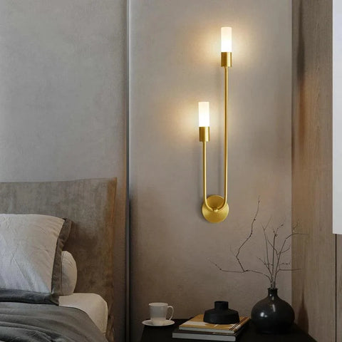 Modern Metal and Acrylic Wall Sconce