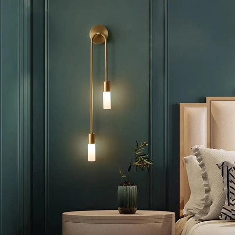 Modern Metal and Acrylic Wall Sconce