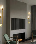 Modern Metal and Acrylic Wall Sconce
