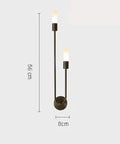 Modern Metal and Acrylic Wall Sconce