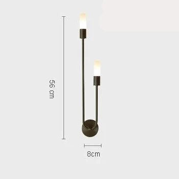 Modern Metal and Acrylic Wall Sconce