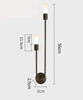 Modern Metal and Acrylic Wall Sconce