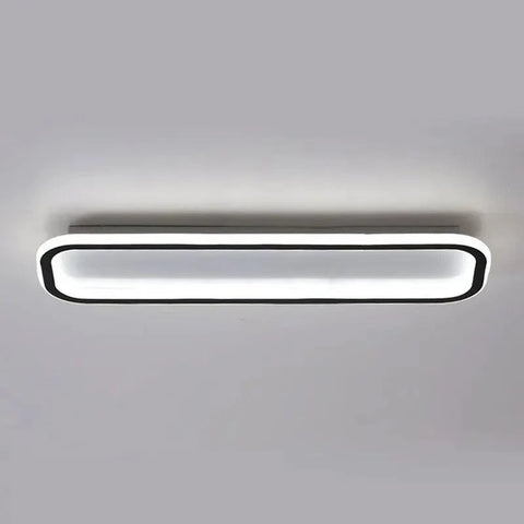 Oval LED Flush-Mount Ceiling Light