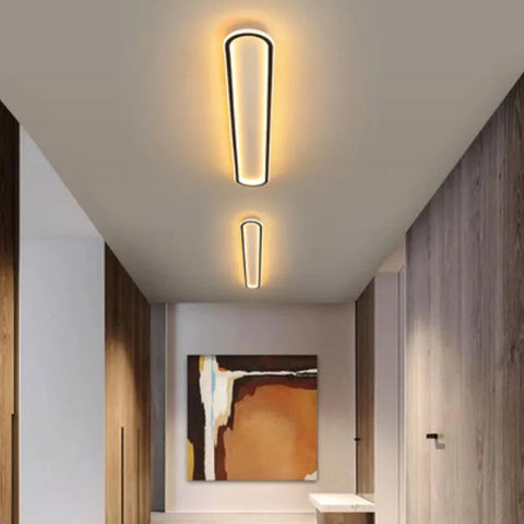 Oval LED Flush-Mount Ceiling Light