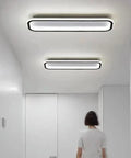 Oval LED Flush-Mount Ceiling Light