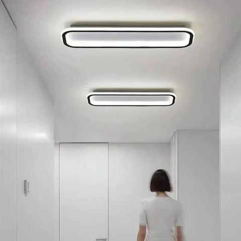 Oval LED Flush-Mount Ceiling Light