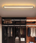 Oval LED Flush-Mount Ceiling Light
