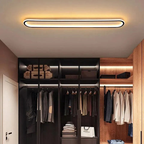 Oval LED Flush-Mount Ceiling Light