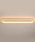 Oval LED Flush-Mount Ceiling Light