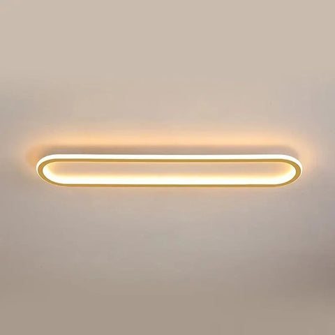 Oval LED Flush-Mount Ceiling Light