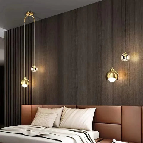 Crystal Pendant Light with G4 Bulb Socket