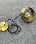 Amber or Smoked Glass Pendant Light