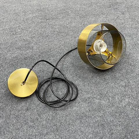 Amber or Smoked Glass Pendant Light