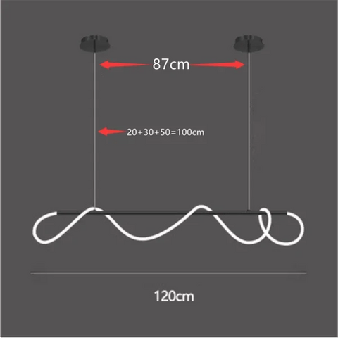 Multi-Ring LED Pendant Light