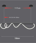 Multi-Ring LED Pendant Light