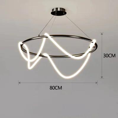 Multi-Ring LED Pendant Light