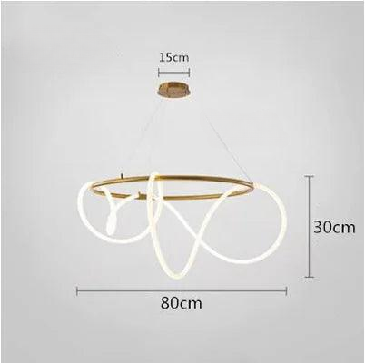 Multi-Ring LED Pendant Light