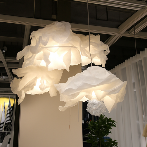 Flower Paper Pendant Chandelier for Bedroom and Dining Room Decor
