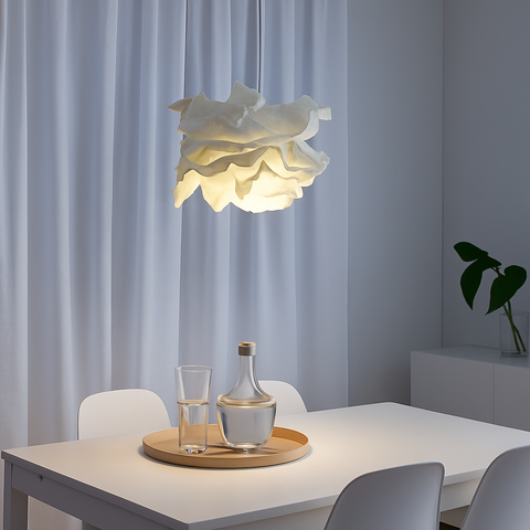 Flower Paper Pendant Chandelier for Bedroom and Dining Room Decor