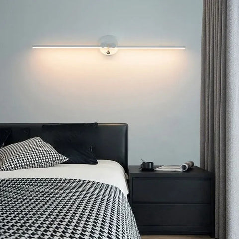 Rotating LED Tube Wall Sconce for Bedrooms, Hallways, and Bathrooms