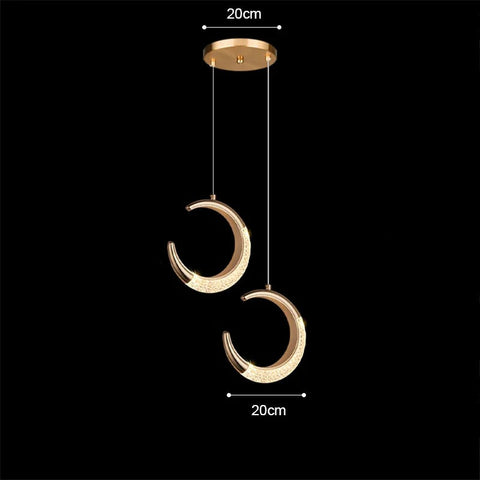 Textured Ring LED Pendant Light for Living and Dining Room Lighting