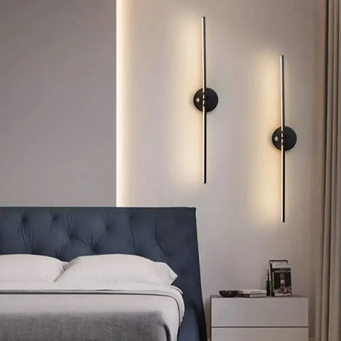 Rotating LED Tube Wall Sconce for Bedrooms, Hallways, and Bathrooms
