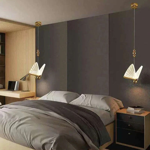 Butterfly LED Pendant Light for Bedrooms, Kitchens, and Entryways