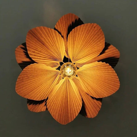 Floral Paper Pendant Light for Bohemian Dining and Living Rooms