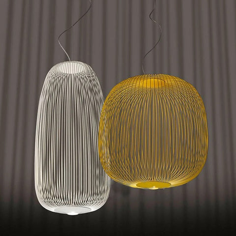 Airy Metal Cage Pendant Light for Modern Dining and Living Rooms