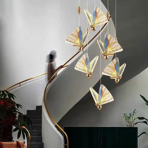 Butterfly LED Pendant Light for Bedrooms, Kitchens, and Entryways