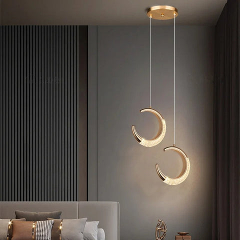 Textured Ring LED Pendant Light for Living and Dining Room Lighting