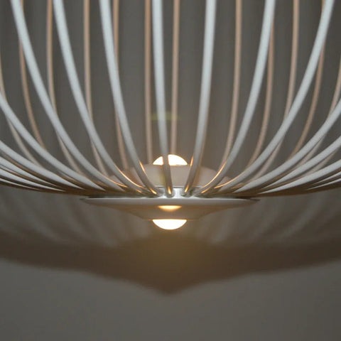 Airy Metal Cage Pendant Light for Modern Dining and Living Rooms
