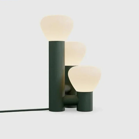Modern Art Deco Table Lamp with Glass Shade
