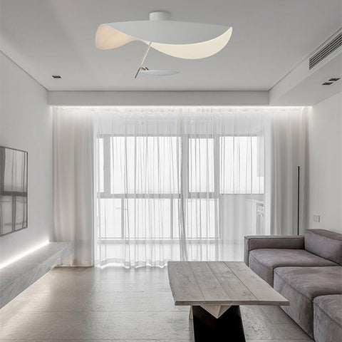 Sculptural Metal LED Pendant Light for Dining Rooms and Living Spaces