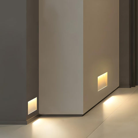Recessed Motion Sensor LED Step Light for Stairs and Dark Hallways