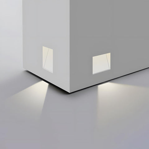 Recessed Motion Sensor LED Step Light for Stairs and Dark Hallways