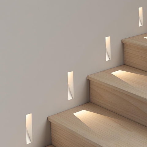 Recessed Motion Sensor LED Step Light for Stairs and Dark Hallways