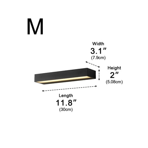 Waterproof Linear LED Wall Light for Outdoor Entry Doors and Garages