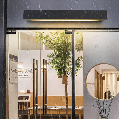 Waterproof Linear LED Wall Light for Outdoor Entry Doors and Garages