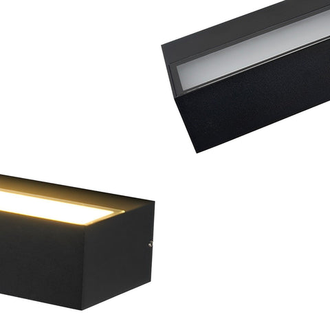 Waterproof Linear LED Wall Light for Outdoor Entry Doors and Garages
