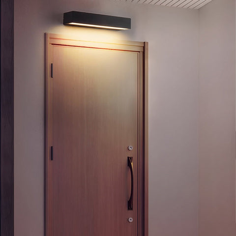 Waterproof Linear LED Wall Light for Outdoor Entry Doors and Garages