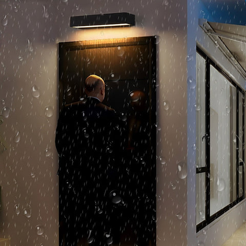Waterproof Linear LED Wall Light for Outdoor Entry Doors and Garages