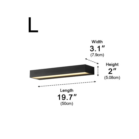 Waterproof Linear LED Wall Light for Outdoor Entry Doors and Garages