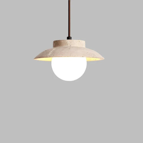 Travertine Pendant Light for Bedside and Dining Room Ambient Lighting