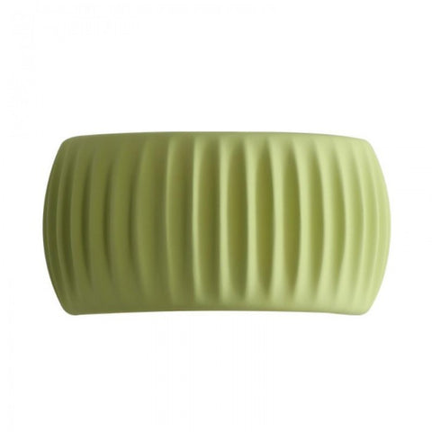 Ribbed Resin Wall Lamp with G9 Socket and Modern Decorative Design for Indoor Spaces