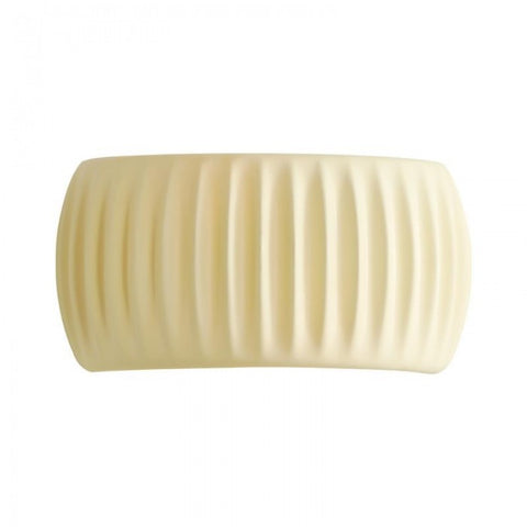 Ribbed Resin Wall Lamp with G9 Socket and Modern Decorative Design for Indoor Spaces