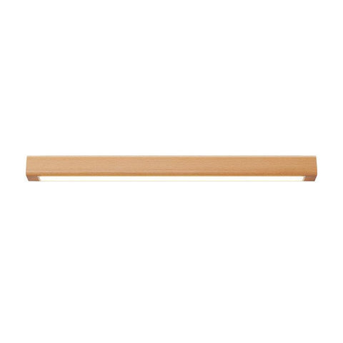 Wood Linear LED Wall Sconce for Bedroom and Hallway Accent Lighting