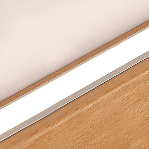 Wood Linear LED Wall Sconce for Bedroom and Hallway Accent Lighting