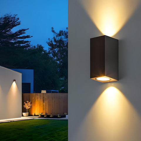 Modern Waterproof LED Up-and-Down Wall Light for Outdoor Facades