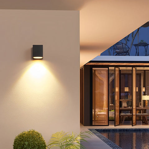 Modern Waterproof LED Up-and-Down Wall Light for Outdoor Facades